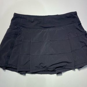 Lululemon black tennis skirt